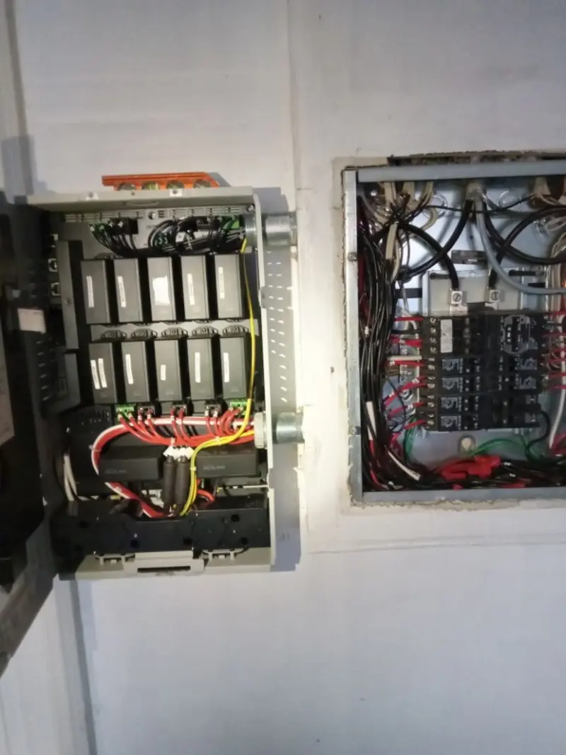 Electrical panel upgrade completed for Indoor Lighting Installation in Shawnee